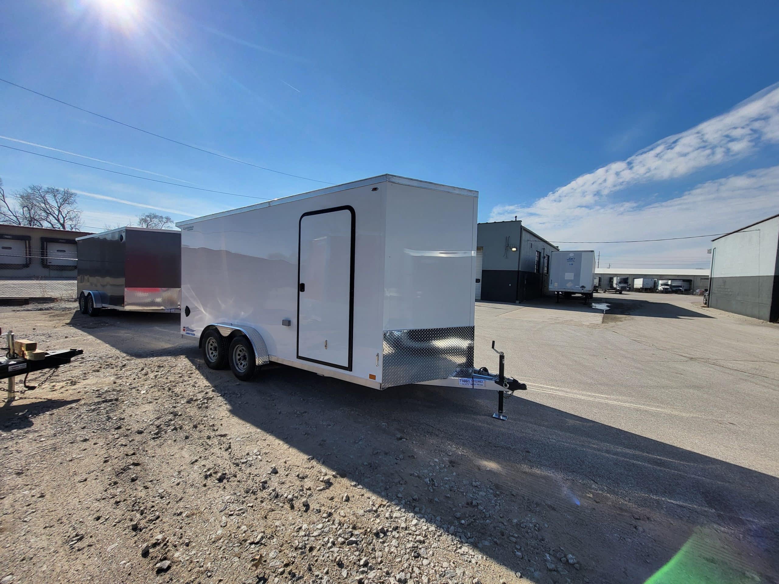 2026 Legend Trailers 7.5X18 THUNDER V-NOSE T/A 7K Cargo / Enclosed Trailer