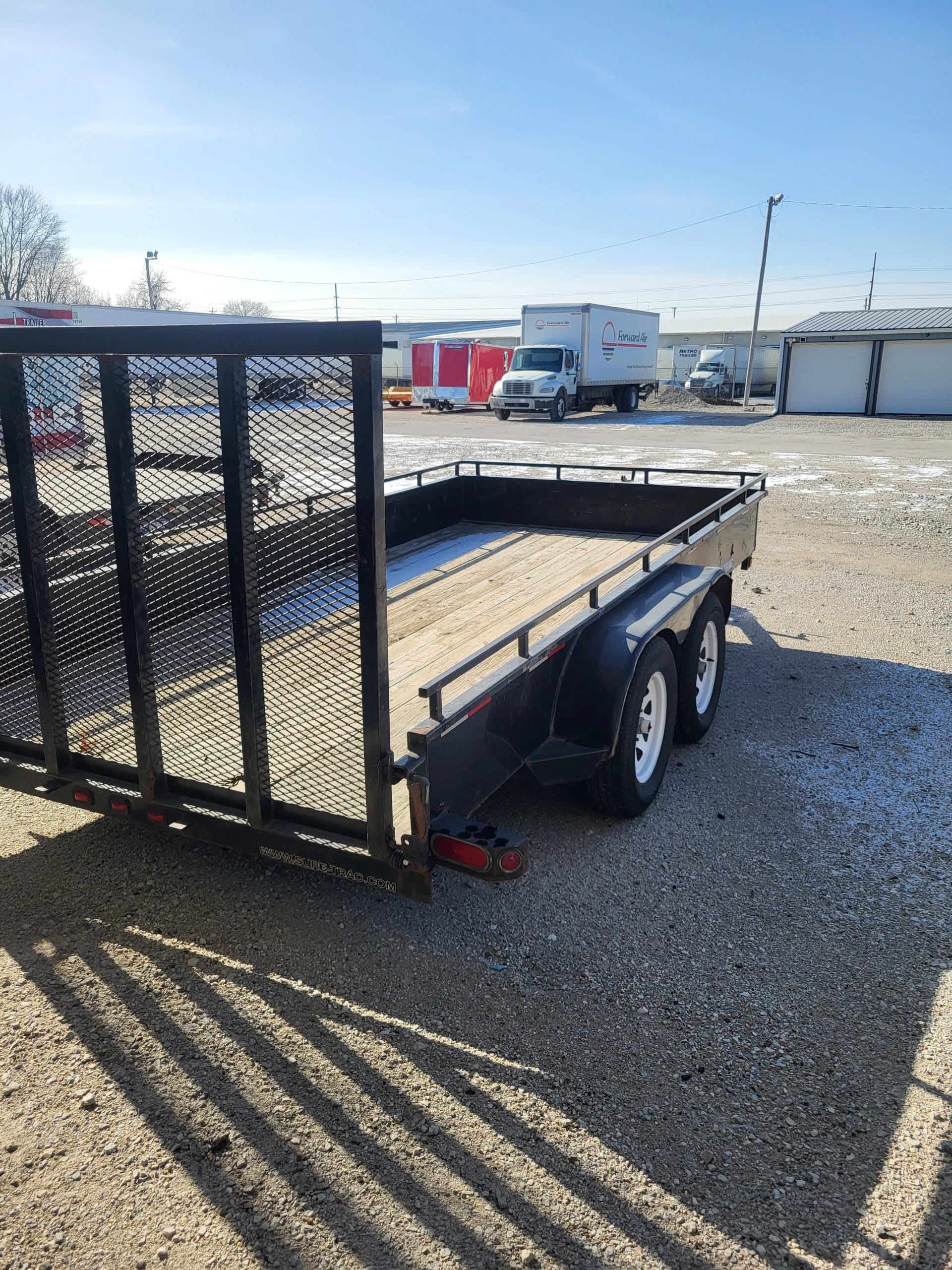 7X14 SURE-TRAC 7K STEEL HIGH SIDE LANDSCAPE RENTAL 106835