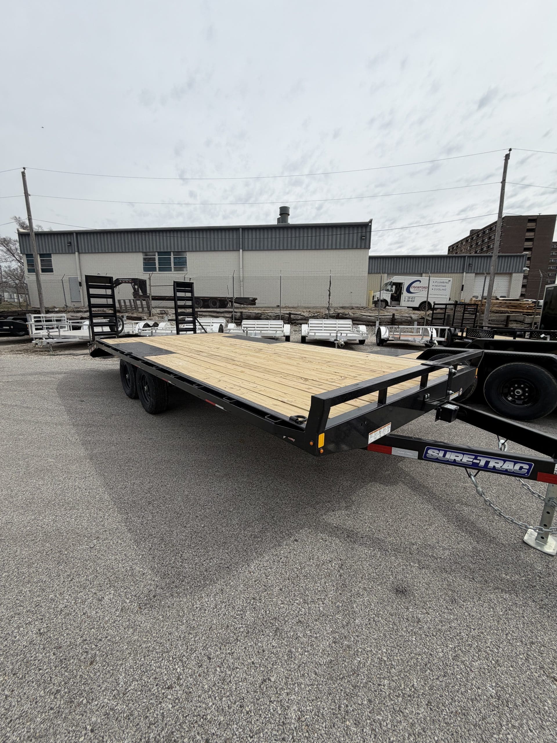2026 Sure-Trac 8.5 x 20 (17+3) LOW PROFILE DECKOVER FLATBED 10K – #S480541